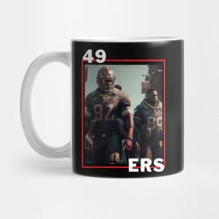 49 ers players cute graphic design artwork Mug